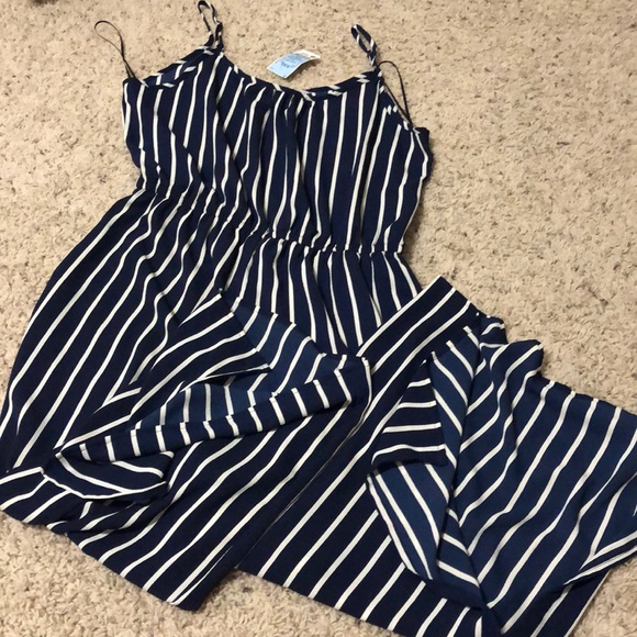 Blue & White striped jumper - Picture 2 of 4